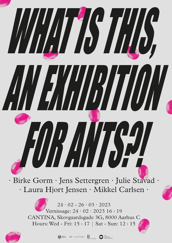 What is this, an exhibition for ants?!